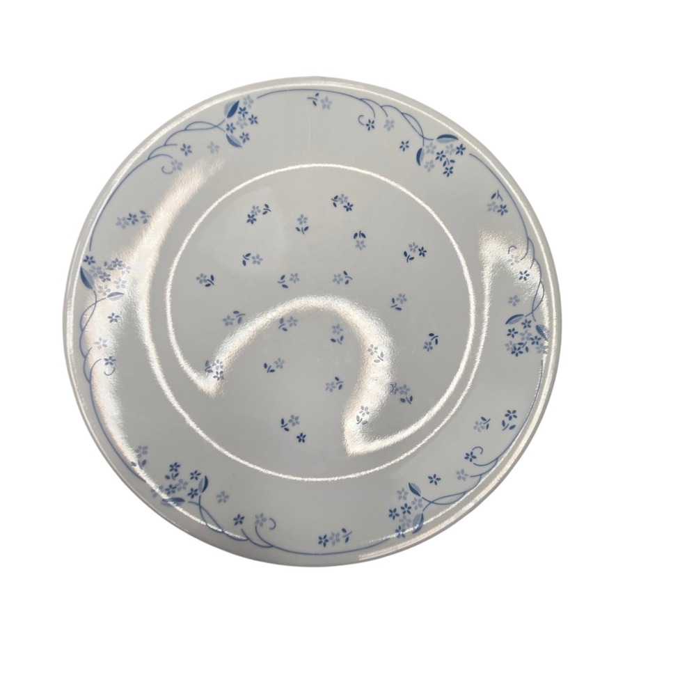 Vintage Corelle Corning PROVINCIAL BLUE Floral 10 1/4" Dinner Plates Set of 4 - Picture 4 of 7